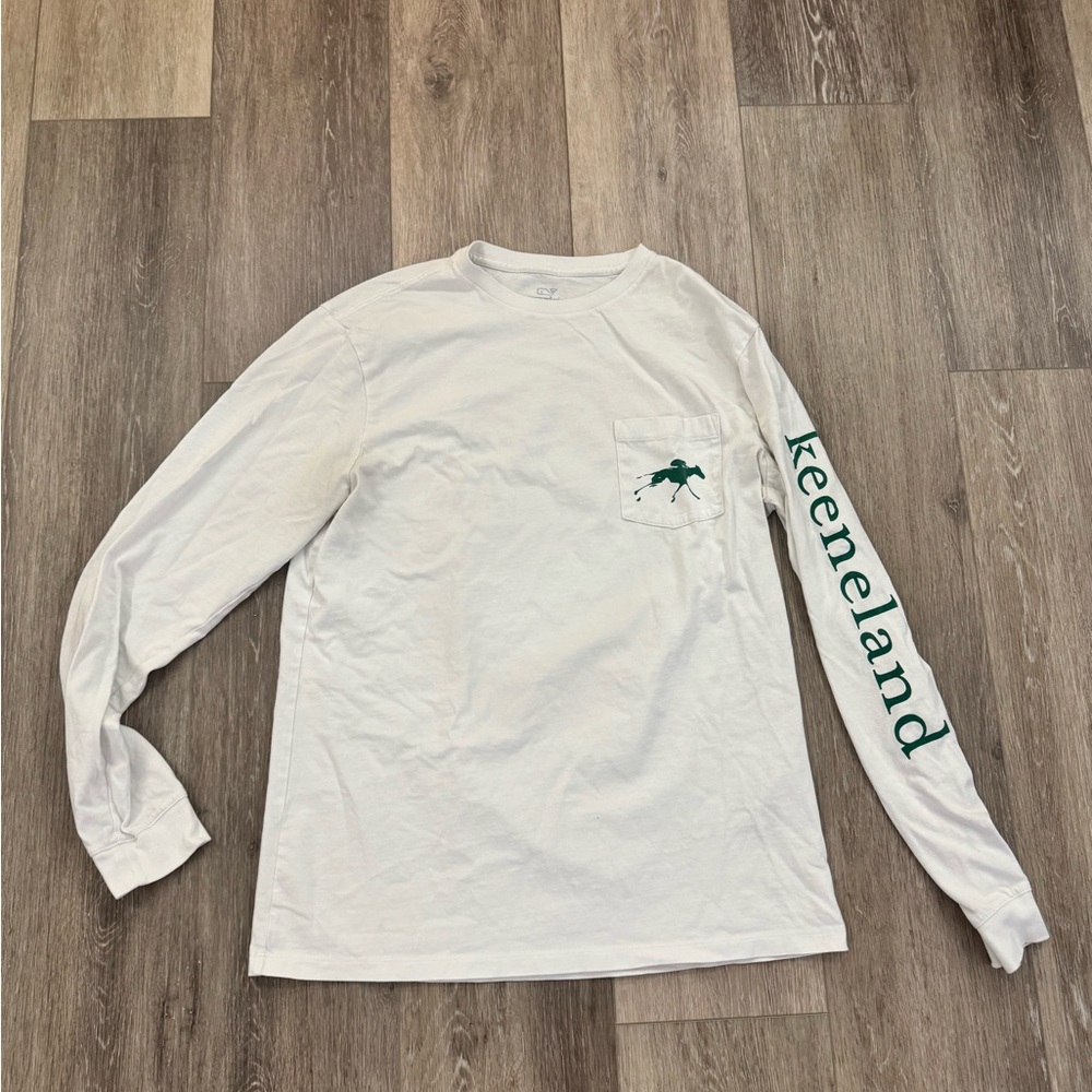 Vineyard Vines White Keeneland Shirt